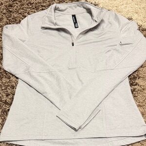 Mondetta Women's Heather Gray Quarter-Zip Sweatshirt